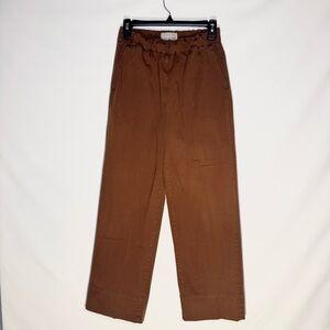 Everlane Women’s Brown Organic Cotton Chino Pull On Pants Size 6